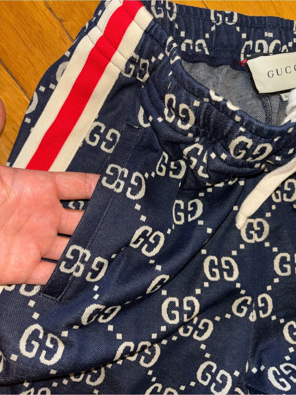 Gucci - GG Jacquard Jogging Trousers For Men Blue